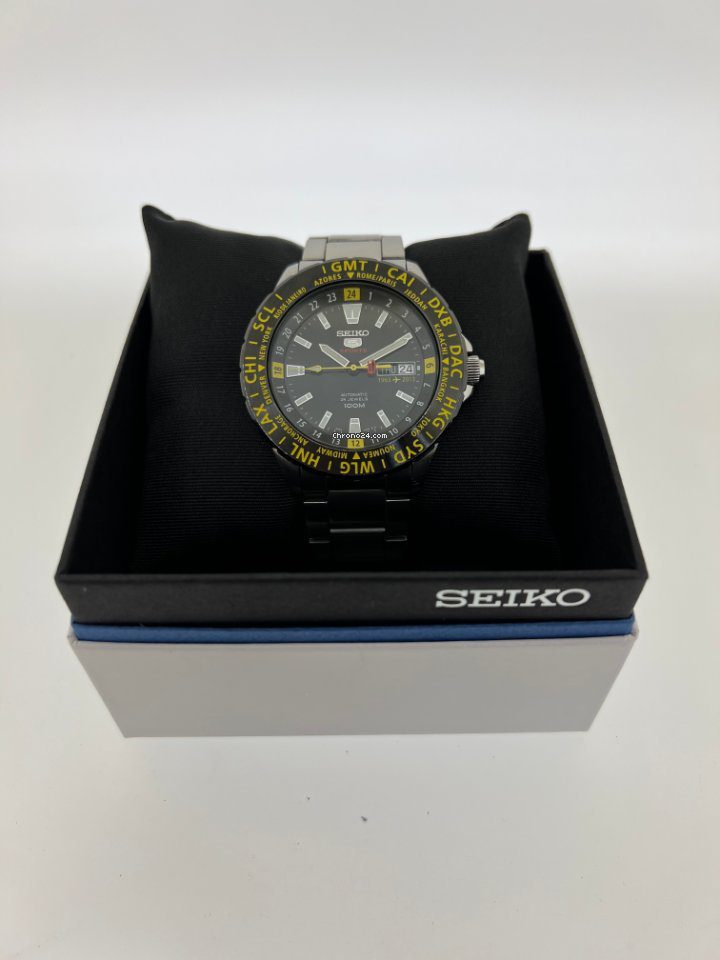 Seiko 5 Sports 50th Anniversary GMT Special Edition Automatic Watch Seiko 5 Sports 50th Anniversary GMT Special Edition Automatic Watch
