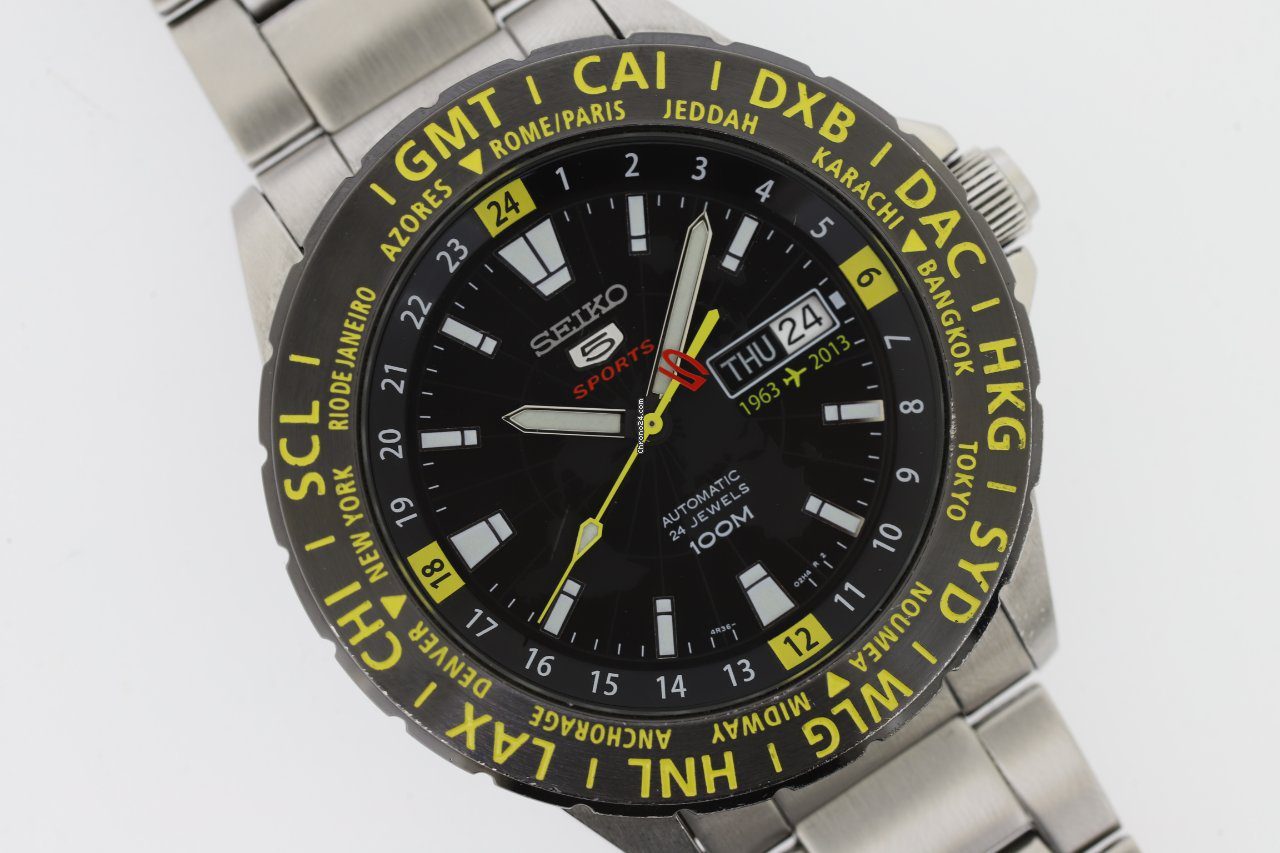 Seiko 5 Sports 50th Anniversary GMT Special Edition Automatic Watch Seiko 5 Sports 50th Anniversary GMT Special Edition Automatic Watch