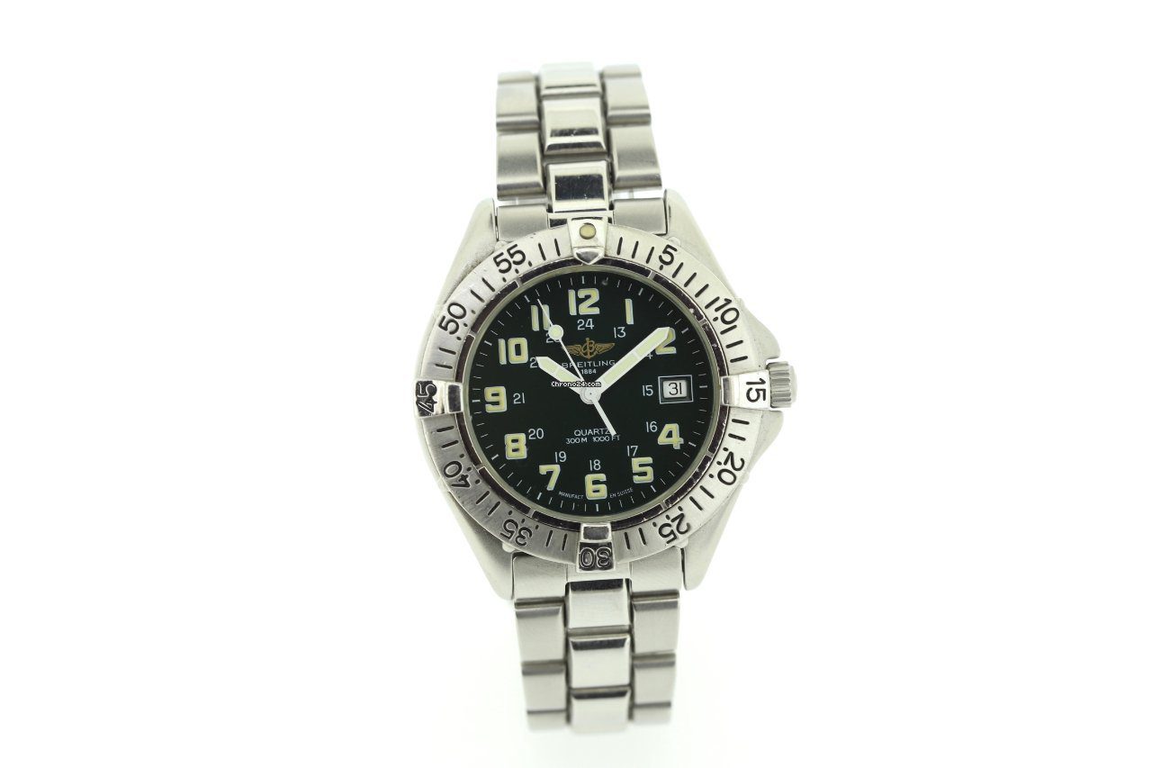 Breitling Colt GREEN Dial Quartz Watch