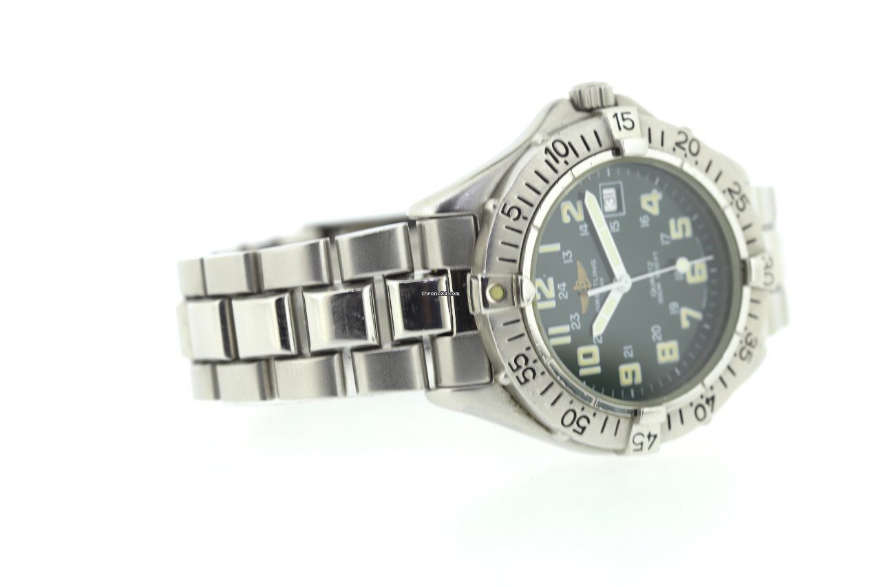 Breitling Colt GREEN Dial Quartz Watch