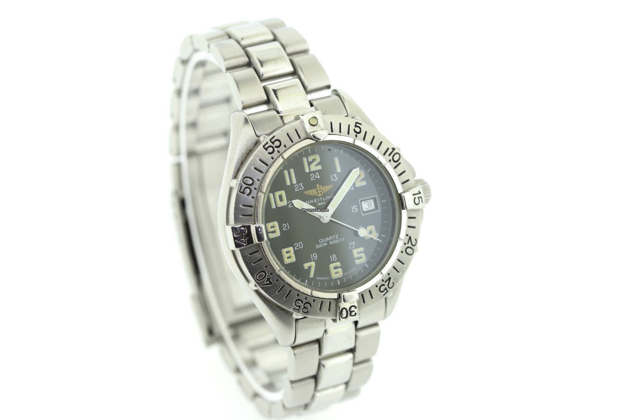Breitling Colt GREEN Dial Quartz Watch