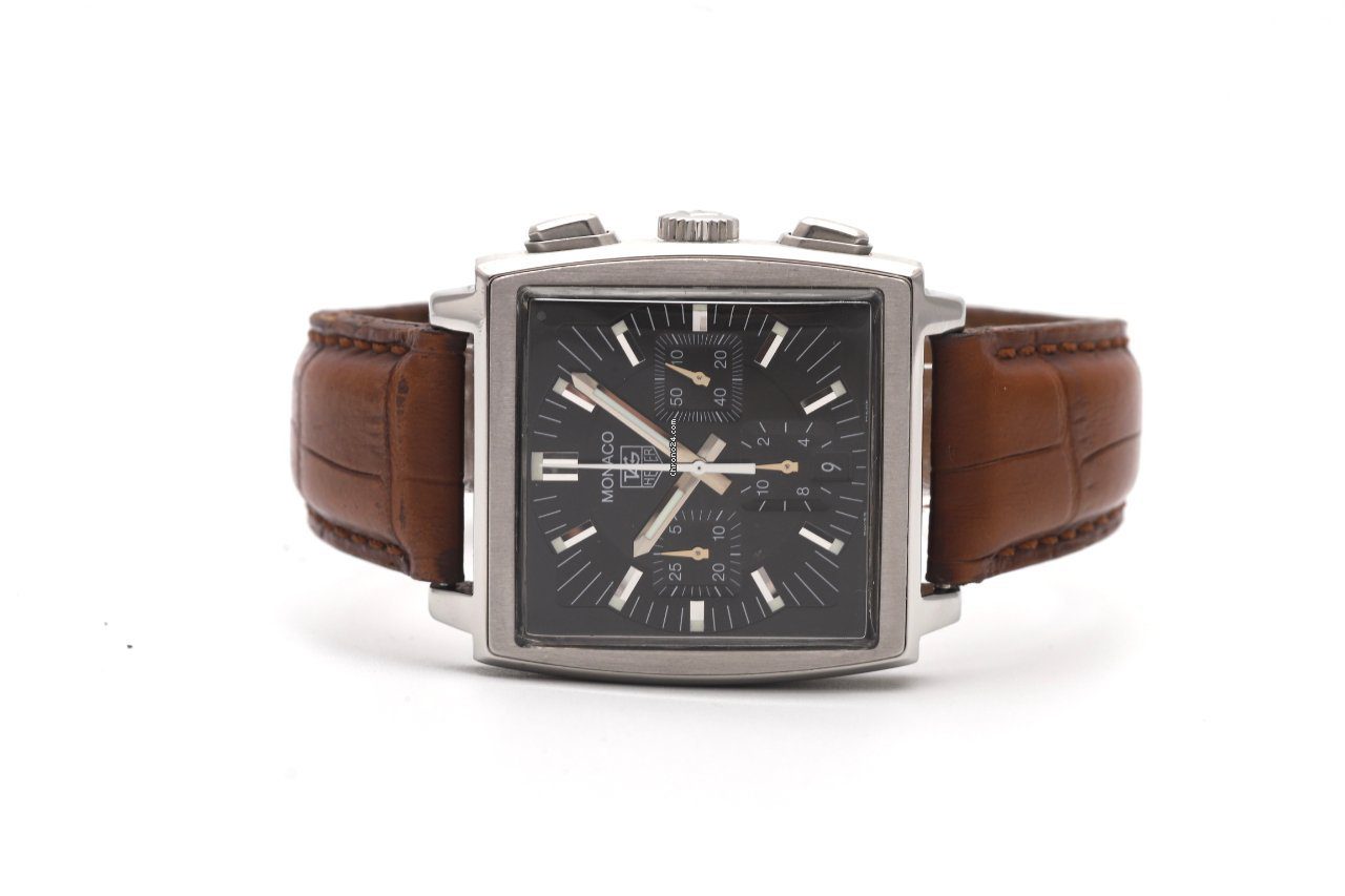 TAG Heuer Monaco Black Chronograph Automatic Watch TAG Heuer Monaco Black Chronograph Automatic Watch
