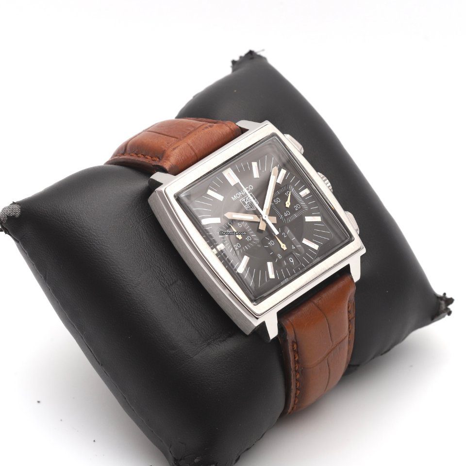 TAG Heuer Monaco Black Chronograph Automatic Watch TAG Heuer Monaco Black Chronograph Automatic Watch
