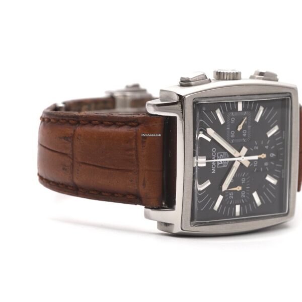 TAG Heuer Monaco Black Chronograph Automatic Watch