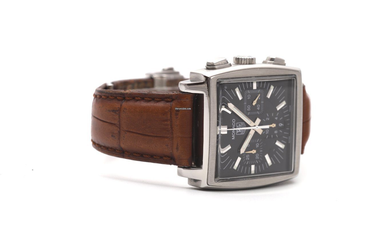 TAG Heuer Monaco Black Chronograph Automatic Watch TAG Heuer Monaco Black Chronograph Automatic Watch
