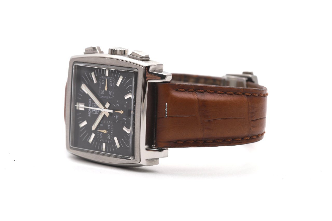TAG Heuer Monaco Black Chronograph Automatic Watch TAG Heuer Monaco Black Chronograph Automatic Watch