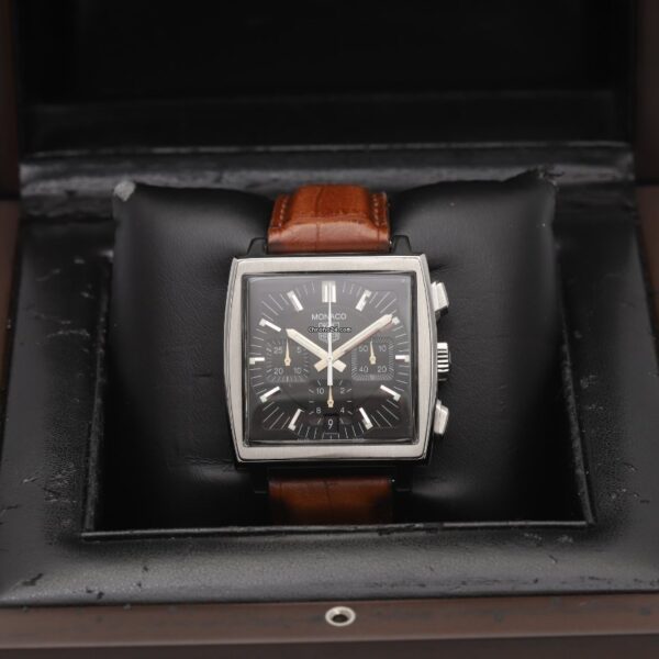 TAG Heuer Monaco Black Chronograph Automatic Watch