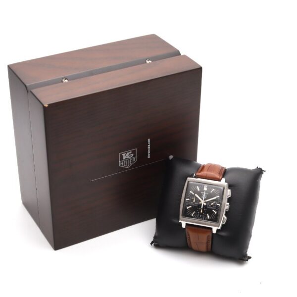 TAG Heuer Monaco Black Chronograph Automatic Watch