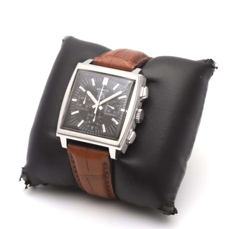 TAG Heuer Monaco Black Chronograph Automatic Watch