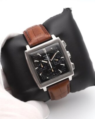 TAG Heuer Monaco Black Chronograph Automatic Watch
