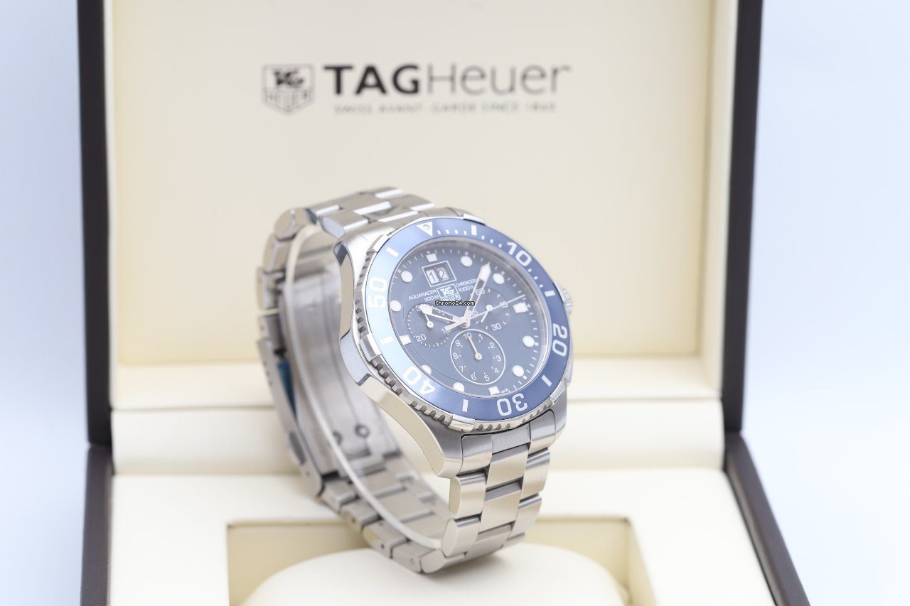 TAG Heuer Aquaracer Blue CAN1011 Chronograph Quartz Watch