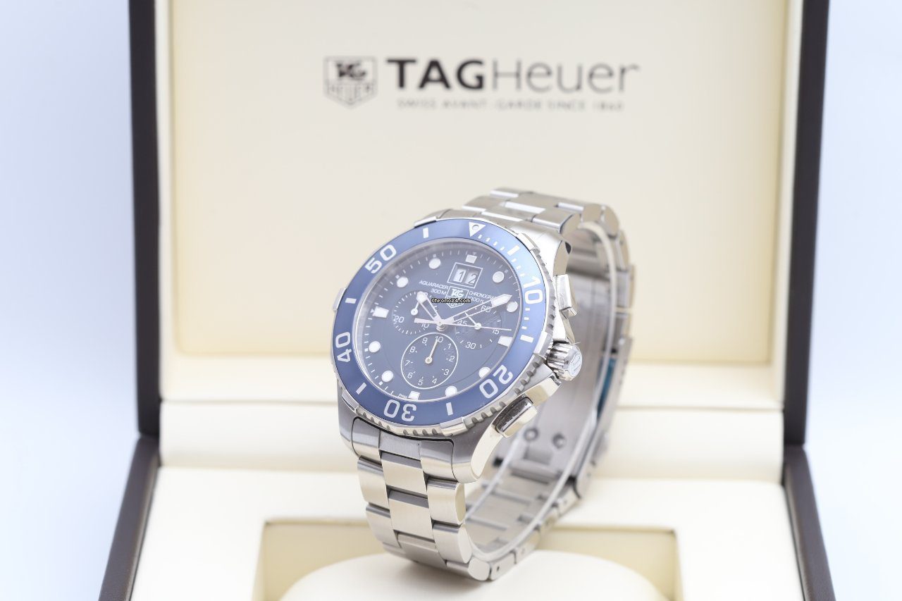 TAG Heuer Aquaracer Blue CAN1011 Chronograph Quartz Watch