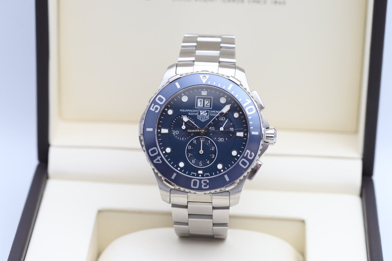 TAG Heuer Aquaracer Blue CAN1011 Chronograph Quartz Watch