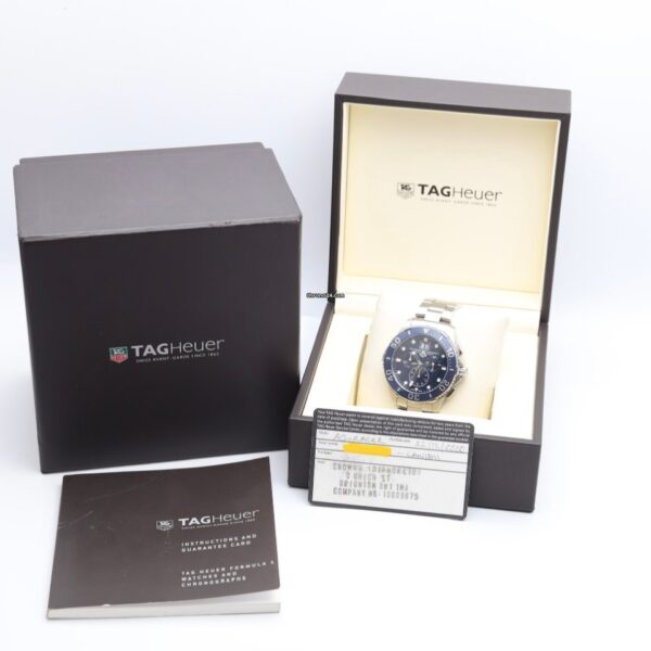 TAG Heuer Aquaracer Blue CAN1011 Chronograph Quartz Watch