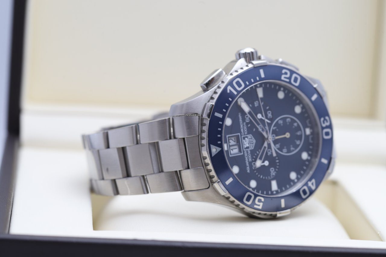 TAG Heuer Aquaracer Blue CAN1011 Chronograph Quartz Watch