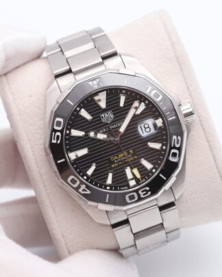 TAG Heuer Aquaracer Calibre 5 Black Automatic Watch WAY201A
