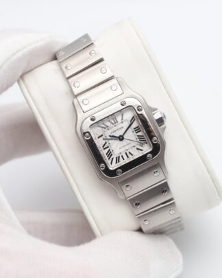 Cartier Santos Steel 2003 Automatic Ladies Watch 2423