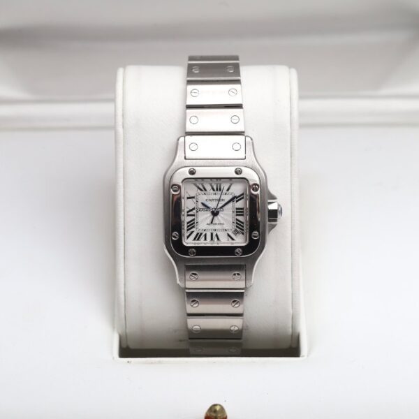 Cartier Santos Steel 2003 Automatic Ladies Watch 2423