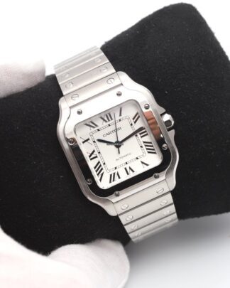 Cartier Santos De Stainless Automatic Watch WSSA0029 Box/Papers