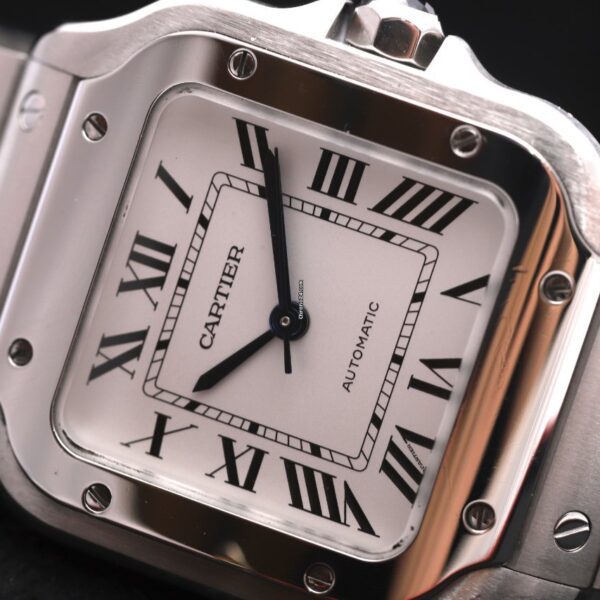 Cartier Santos De Stainless Automatic Watch WSSA0029 Box/Papers