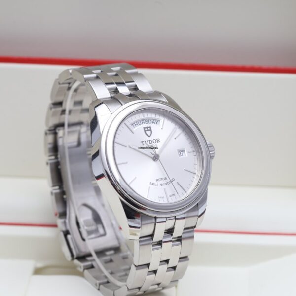 TUDOR Glamour DayDate Silver Dial Automatic Watch 56000