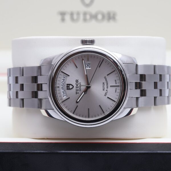 TUDOR Glamour DayDate Silver Dial Automatic Watch 56000
