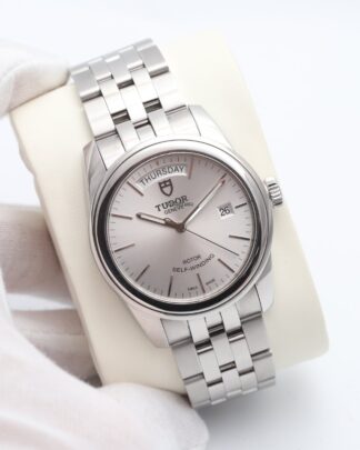 TUDOR Glamour DayDate Silver Dial Automatic Watch 56000