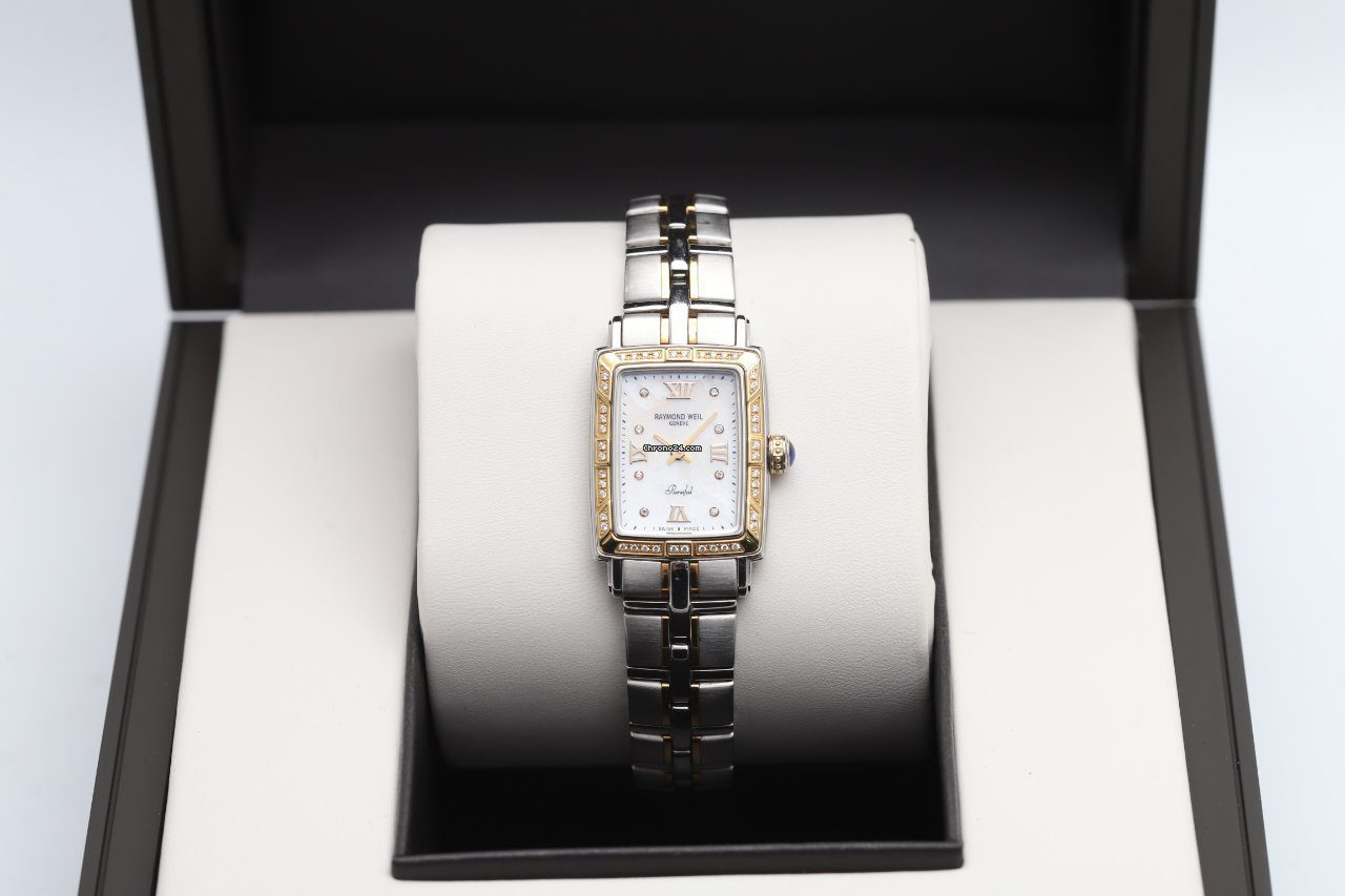 Raymond Weil Parsifal Mother of Pearl Diamond Dial Quartz Watch 9740