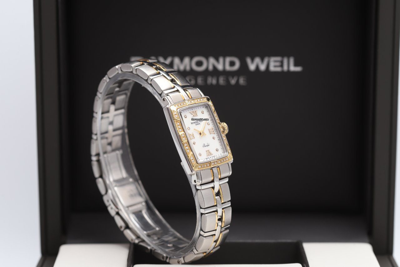 Raymond Weil Parsifal Mother of Pearl Diamond Dial Quartz Watch 9740