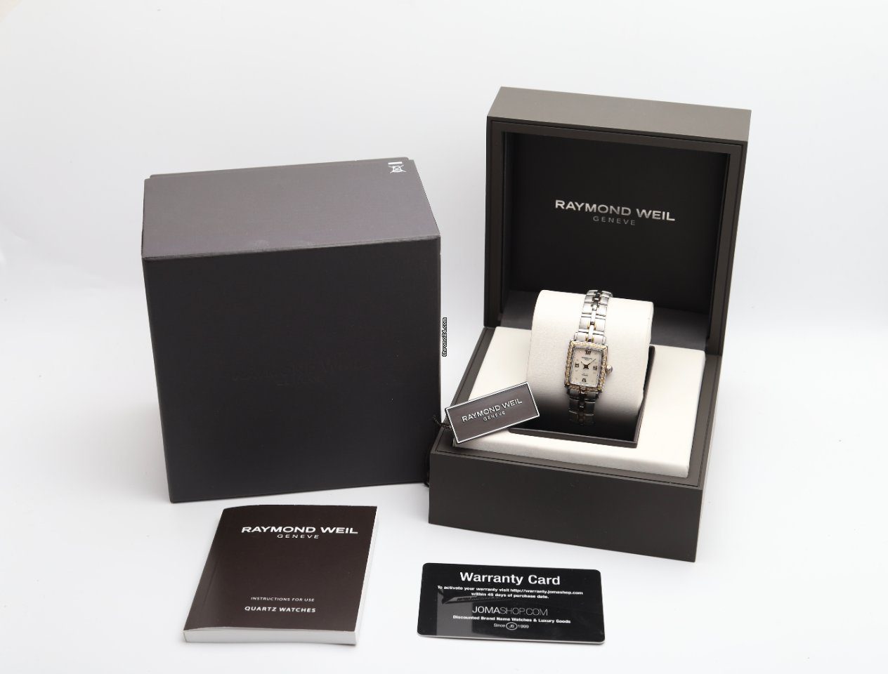 Raymond Weil Parsifal Mother of Pearl Diamond Dial Quartz Watch 9740