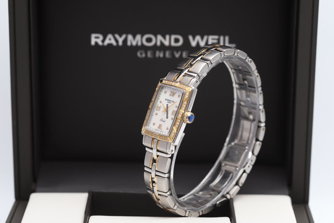 Raymond Weil Parsifal Mother of Pearl Diamond Dial Quartz Watch 9740