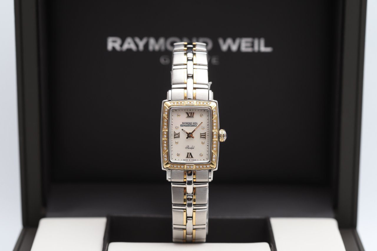 Raymond Weil Parsifal Mother of Pearl Diamond Dial Quartz Watch 9740