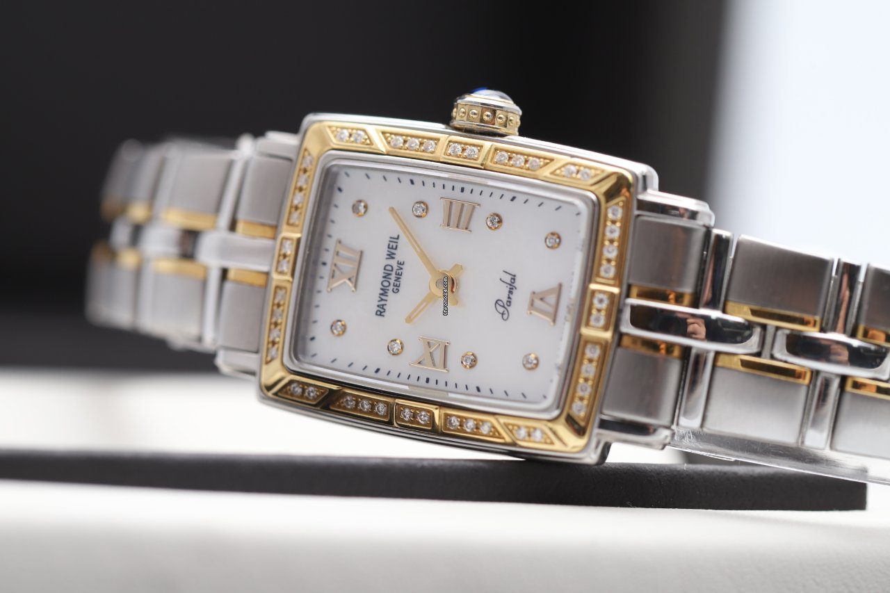 Raymond Weil Parsifal Mother of Pearl Diamond Dial Quartz Watch 9740
