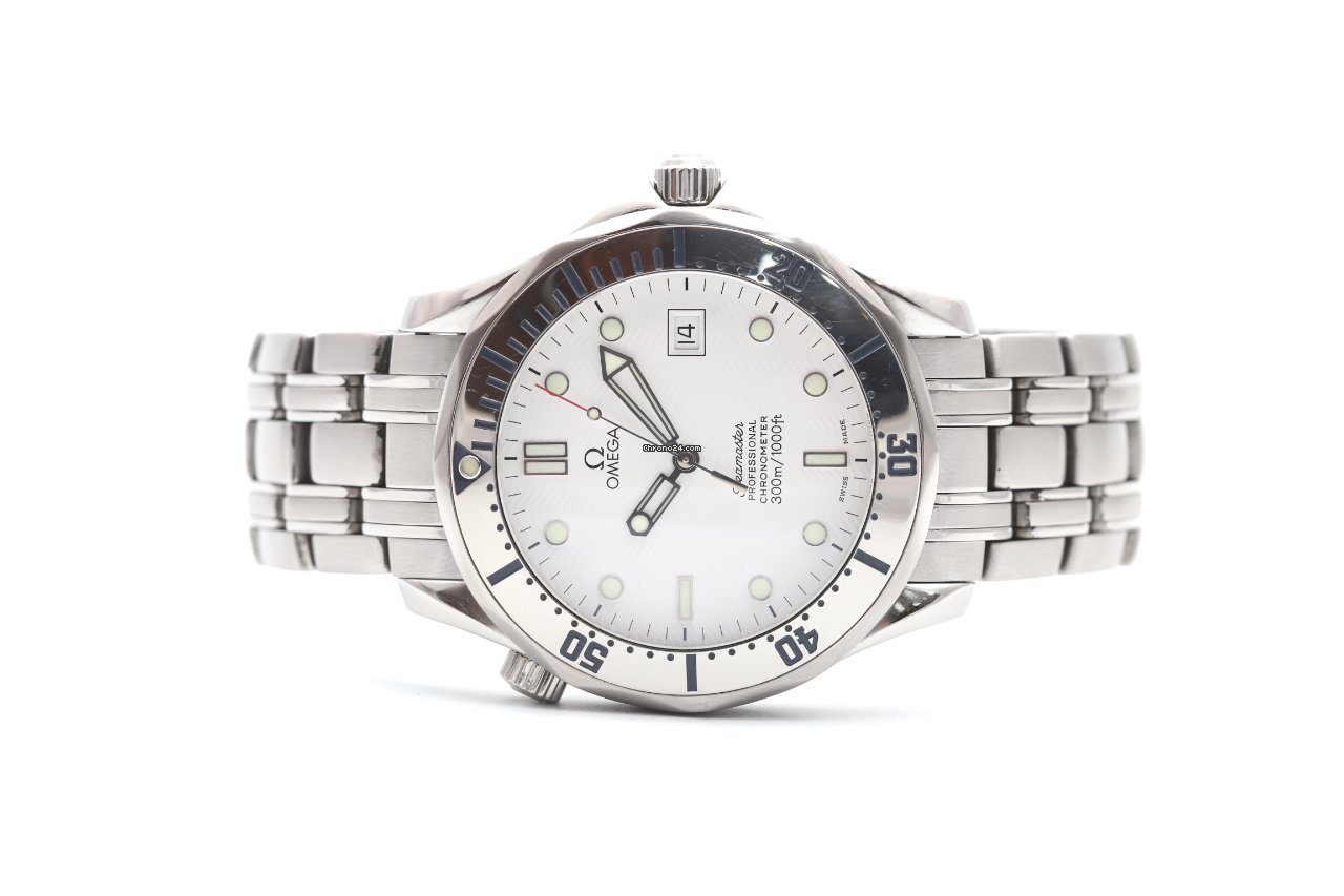 OMEGA Seamaster White Wave Dial Automatic Watch 2532.20.00