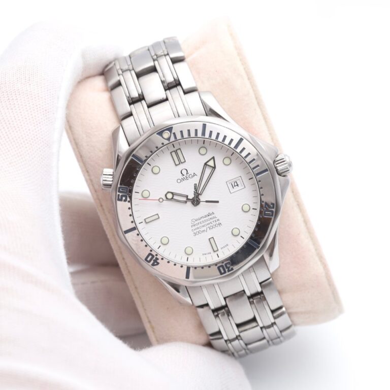OMEGA Seamaster White Wave Dial Automatic Watch 2532.20.00