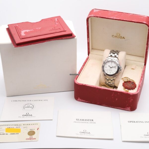 OMEGA Seamaster White Wave Dial Automatic Watch 2532.20.00