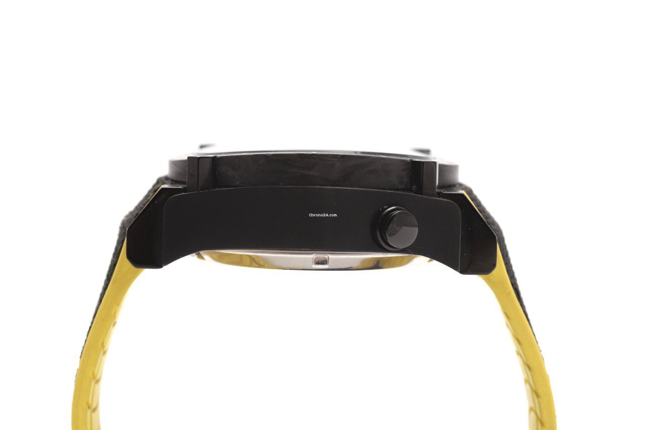 Bulova Precisionist Champlain Chronograph Carbon Bezel Quartz Watch 98B312