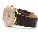 Eberhard & Co Extra-fort Chronograph 18K Yellow Gold Manual Wind Watch 1602-156
