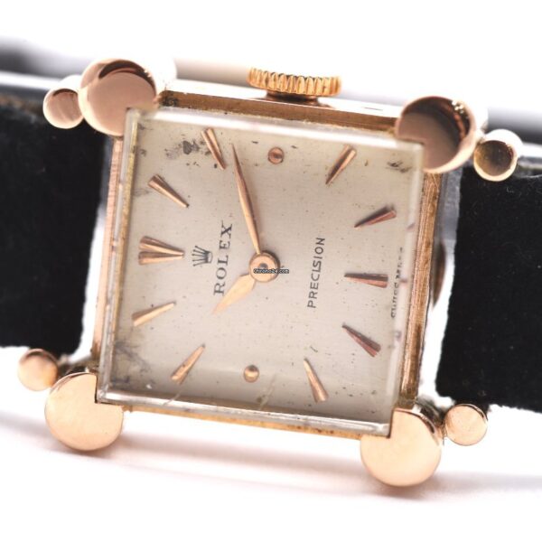 Rolex Precision 18K Yellow Gold Ladies Manual Wind Watch