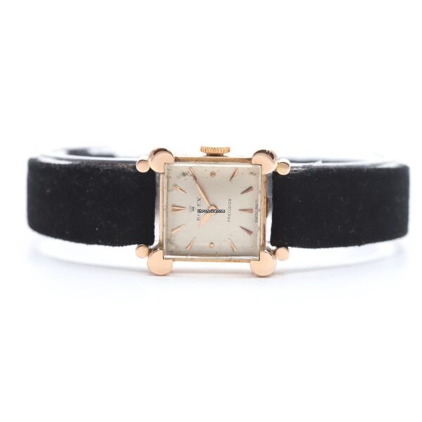 Rolex Precision 18K Yellow Gold Ladies Manual Wind Watch