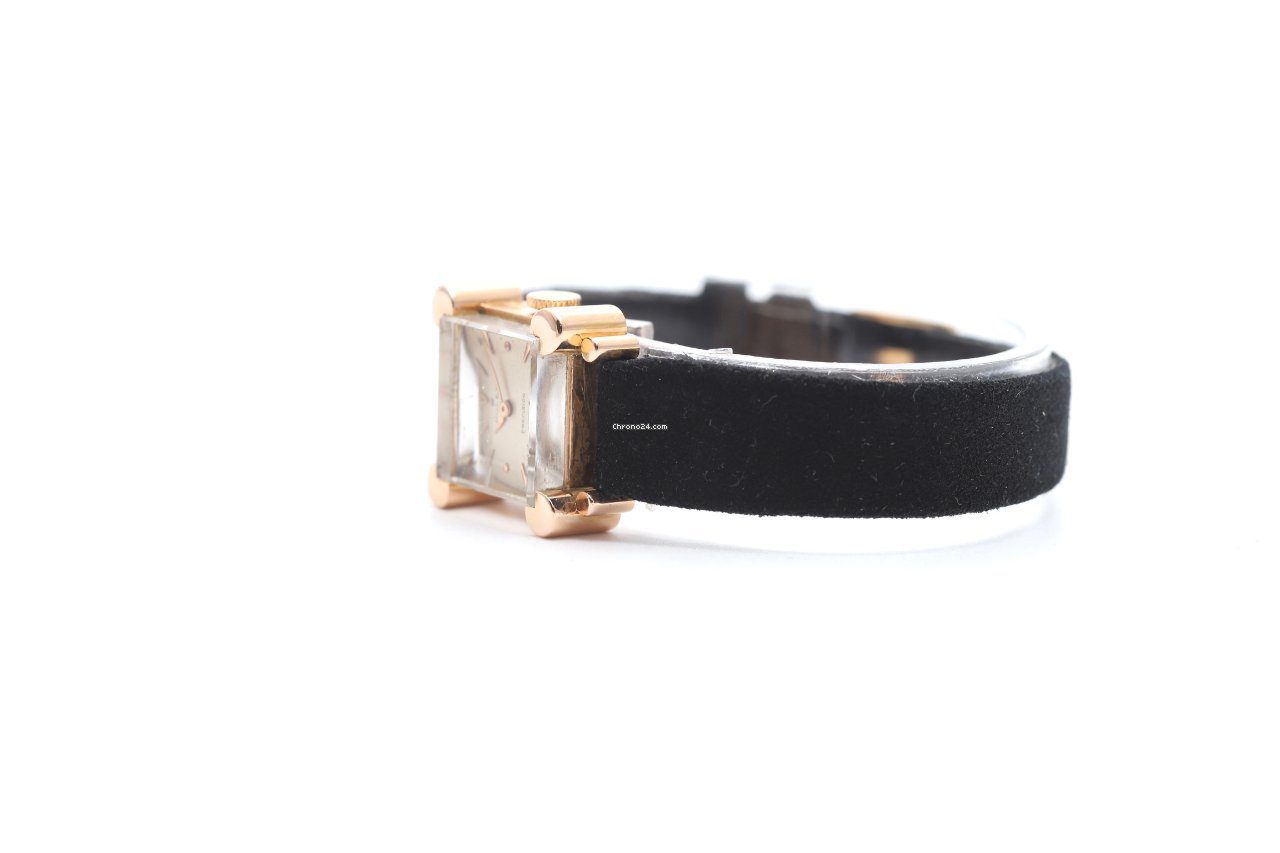 Rolex Precision 18K Yellow Gold Ladies Manual Wind Watch