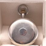 Reid & Sons Chronograph Silver Rare 1900s Pocket Watch with OMEGA Movement