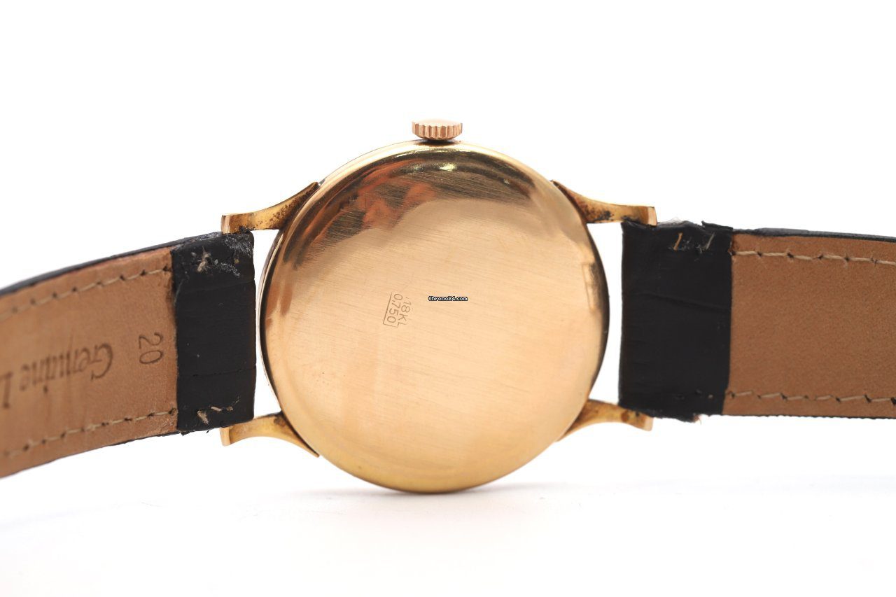 Girard Perregaux Vintage 18K Rose Gold Manual Wind Watch