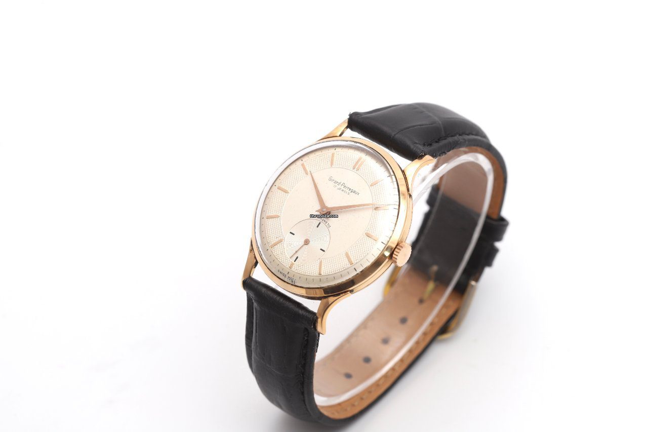 Girard Perregaux Vintage 18K Rose Gold Manual Wind Watch