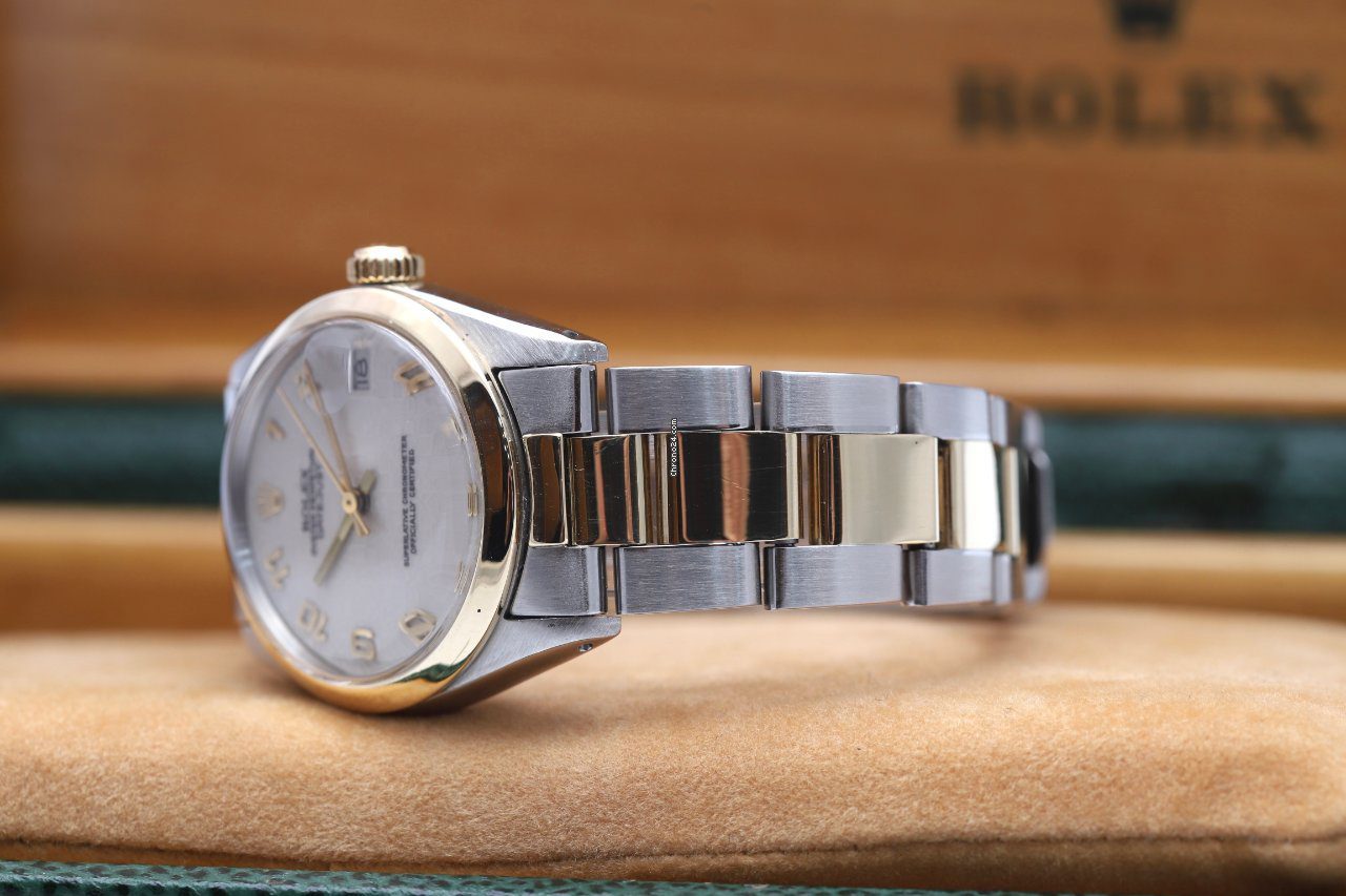 Rolex Datejust 31 Steel & Gold Jubilee Dial Automatic Watch 6824