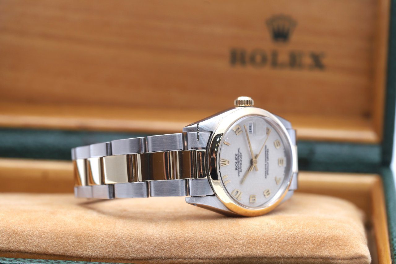 Rolex Datejust 31 Steel & Gold Jubilee Dial Automatic Watch 6824