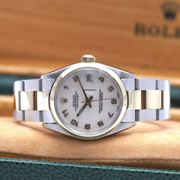 Rolex Datejust 31 Steel & Gold Jubilee Dial Automatic Watch 6824
