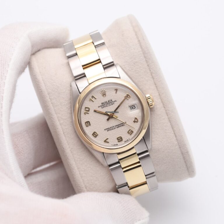 Rolex Datejust 31 Steel & Gold Jubilee Dial Automatic Watch 6824