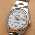 Rolex Datejust 31 Steel & Gold Jubilee Dial Automatic Watch 6824