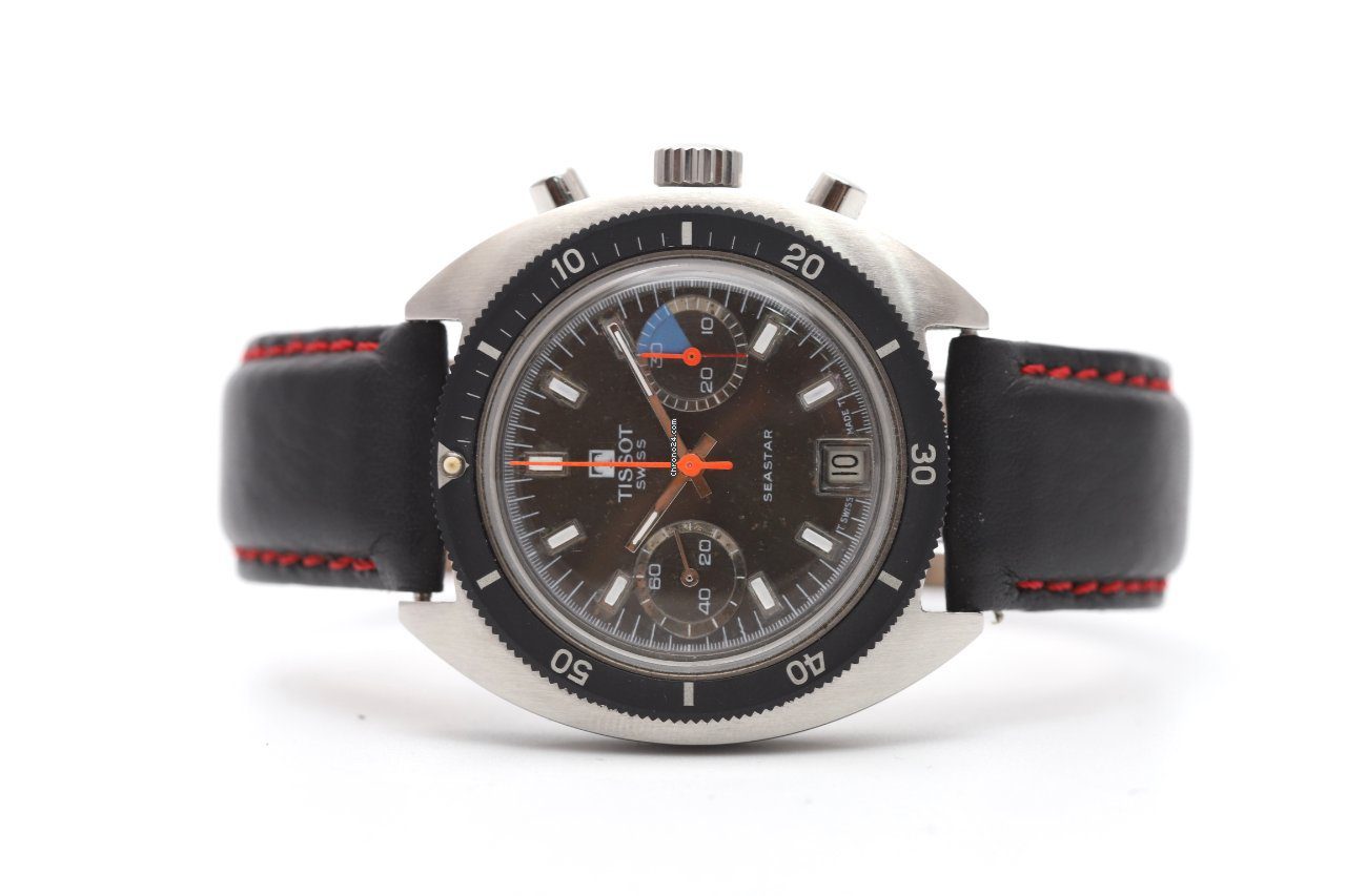 Tissot Seastar Navigator Chronograph Manual Wind Watch 40522-1